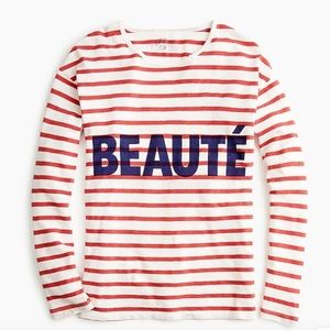 J. Crew BEAUTE shirt
